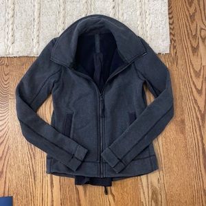 Lululemon zip up sweater with adjustable zipper in back